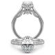 Verragio Insignia-7102OV Platinum Engagement Ring