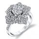 Parade Lyria Bridal R3685 Platinum Diamond Engagement Ring
