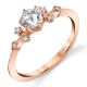 Parade Lumiere Bridal Platinum Diamond Engagement Ring LMBR3975