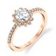 Parade Lumiere Bridal 18 Karat Diamond Engagement Ring LMBR3989/O
