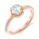 Parade Lumiere Bridal LMBR4317 Platinum Diamond Engagement Ring