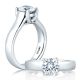 A Jaffe 18 Karat Classic Engagement Ring ME1280 