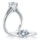 A Jaffe Platinum Classic Engagement Ring ME1368
