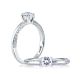 A Jaffe Platinum Diamond Engagement Ring ME1543