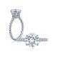 A.JAFFE 18 Karat Classic Engagement Ring ME2003QB