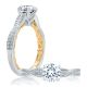 A.JAFFE Platinum Classic Engagement Ring ME2031Q