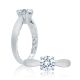 A.JAFFE Platinum Classic Engagement Ring ME2043Q