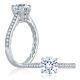 A.JAFFE Platinum Classic Engagement Ring ME2116Q