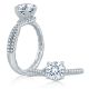 A.JAFFE Platinum Classic Engagement Ring ME2122Q