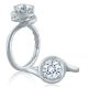 A.JAFFE Platinum Classic Engagement Ring ME2133Q