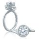 A.JAFFE 18 Karat Classic Engagement Ring ME2133Q