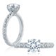 A.JAFFE 18 Karat Classic Engagement Ring ME2146Q