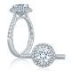 A.JAFFE 14 Karat Classic Engagement Ring ME2163Q