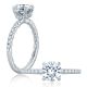 A.JAFFE Platinum Classic Engagement Ring ME2170Q
