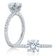 A.JAFFE 18 Karat Classic Engagement Ring ME2170Q