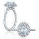 A.JAFFE 14 Karat Classic Engagement Ring ME2173Q