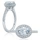 A.JAFFE 18 Karat Classic Engagement Ring ME2177Q