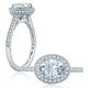 A.JAFFE 14 Karat Classic Engagement Ring ME2177Q