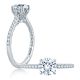 A.JAFFE Platinum Classic Engagement Ring ME2185Q
