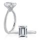 A Jaffe 14 Karat Solitaire Engagement Ring MECEC2397Q