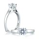 A Jaffe 14 Karat Solitaire Engagement Ring MES063