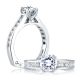 A Jaffe 14 Karat Signature Engagement Ring MES176