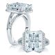 A.JAFFE 14 Karat Signature Engagement Ring MES403
