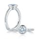 A Jaffe Platinum Signature Engagement Ring MES436