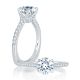 A.JAFFE Platinum Signature Engagement Ring MES742Q