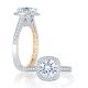 A.JAFFE 18 Karat Signature Engagement Ring MES762Q