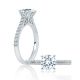 A.JAFFE 18 Karat Signature Engagement Ring MES830