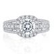 A.JAFFE 14 Karat Signature Engagement Ring MESRD2338