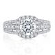 A.JAFFE Platinum Signature Engagement Ring MESRD2338