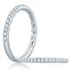 A.JAFFE Platinum Classic Diamond Wedding Ring MR2173Q