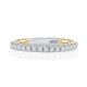 A.JAFFE Platinum Classic Diamond Wedding Ring MRCPS2349Q