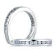 A Jaffe Signature Platinum Wedding Ring MRS174 / 53