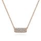 Gabriel Fashion 14 Karat Pave Diamond Bar Necklace NK4943K45JJ