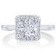 Tacori P1012PR7FW 14 Karat Coastal Crescent Engagement Ring