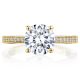 Tacori P1022RD8FY 14 Karat Coastal Crescent Engagement Ring