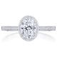 Tacori P103OV75X55FW 14 Karat Coastal Crescent Engagement Ring