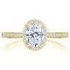 Tacori P103OV75X55FY 14 Karat Coastal Crescent Engagement Ring