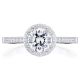 Tacori P103RD65FW 14 Karat Coastal Crescent Engagement Ring
