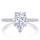 Tacori P1042PS10X7FW 14 Karat Coastal Crescent Engagement Ring
