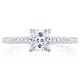 Tacori P104PR55FW 14 Karat Coastal Crescent Engagement Ring