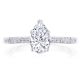 Tacori P104PS85X55FW 14 Karat Coastal Crescent Engagement Ring