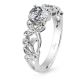Parade Lyria Bridal R0926 Platinum Diamond Engagement Ring