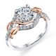 Parade Lyria Bridal R3118 Platinum Diamond Engagement Ring