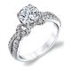 Parade Hemera Bridal Platinum Diamond Engagement Ring R3693