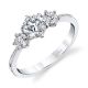 Parade New Classic Bridal R4687 14 Karat Diamond Engagement Ring