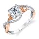 Parade Lyria Bridal 18 Karat Two-Tone Diamond Engagement Ring R4690